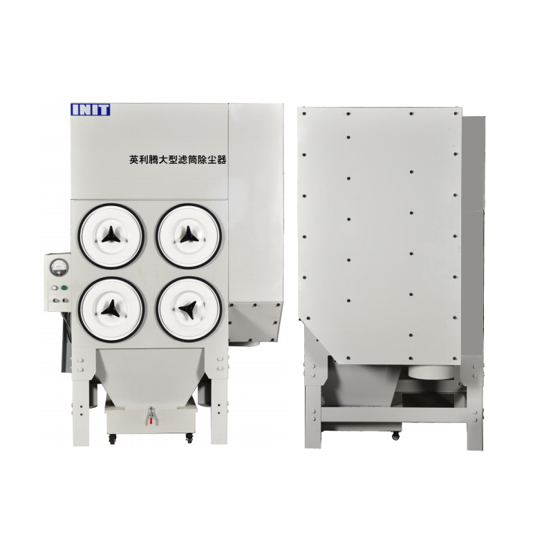 Large cartridge dust collector